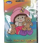 Stitchart Iron-On Motif  - Girl and Teddy
