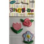 Stick-On Patches - Set of 3 Flowers