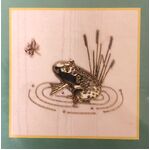 Embroidery Pattern - Listening Frog