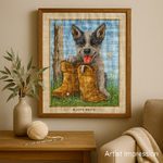 Country Threads “Bluey’s Boots” Tapestry Canvas