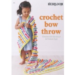 601 - Crochet Bow Throw in Heirloom Cotton 8 Ply