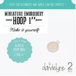 Hoop - Miniature Hoop Pack 1" White