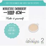 Hoop - Miniature Hoop Pack 4cm White