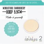 Hoop - Miniature Hoop Pack 5.5cm White