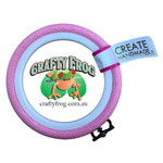 Flexi Embroidery Hoop - 3" Pink