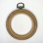 Flexi Embroidery Hoop - 3" Woodgrain