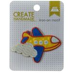 Iron-on Motif - Plane Yellow BWM035