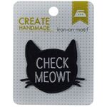 Iron-on Motif - Check Meowt BWM026