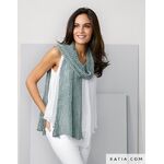 TX518 Katia Ibis Lacy Scarf