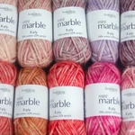 Fiddlesticks Mini Marble 8 Ply Yarn – Pack 2 – Pinks & Purples