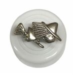 Button - 18mm Silver Witch