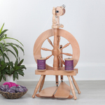 Traveller Spinning Wheel Double Treadle Double Drive Natural