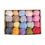 Corriedale Sliver Sample Pack - Lights