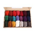 Corriedale Sliver Sample Pack - Darks