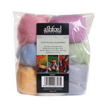 Ashford Corriedale Sliver Pack Pastels 100gm