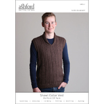 AYP217 - Ashford Knitting Pattern - Shawl Collar Vest