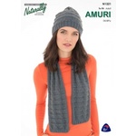 N1321 Amuri DK/8 Ply Hat & Scarf N1321