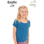 K771 Exotic Jeans Top 