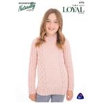 K778 Naturally Loyal DK/8 Ply Cable Sweater
