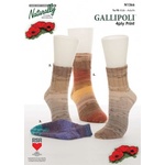 Gallipoli 4 Ply Print Socks & Anklet Socks N1366