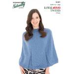 N1391 - Naturally Loyal Vegas Tweed 8 Ply Capelet