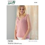 Chaska Tacama Colours - N1555 - V Neck Top with Mini Wing Armhole Edge