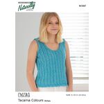 Chaska Tacama Colours - N1557 - Short Sleeve V Neck Sweater