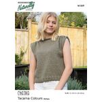 N1559 Cropped Top with Shoulder Pleats