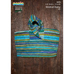 K474 - Oversized Poncho with Hood in Mistral Baby 4ply