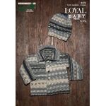 K475 - Garter Stitch Jacket and Hat in Naturally Loyal Baby Prints 8 Ply