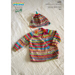 Crossover Cardigan and Hat in Sesia Bimbo K479