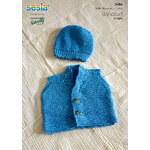 K486 Garter Stitch Vest & Hat