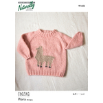 N1656 Easy Fit Raglan Llama Jumper