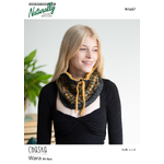 N1657 - Fair Isle Cowl with Drawstring Tie