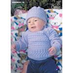 K561 Sweater & Hat in 4 Ply