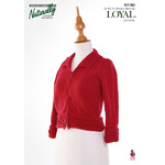 N1183 Ruched Cable-Edged Jacket