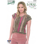 N1247 Sideways Knitted Top