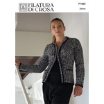 White and Black Jacket F1005