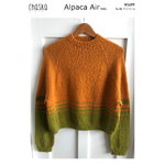 N1699 Chaska Alpaca Air Top Down Comfy Stripey Jumper