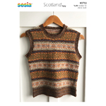 N1713 His & Hers Classic Fair Isle Crew Neck Vest