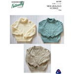 N1759 - Merino 12 Ply Kids Sweaters Pattern