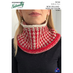 N1765 Mosaic Cowl Pattern – Naturally NZ Possum Fusion DK