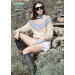 N1770 - Women’s Fair Isle Sweater Knitting Pattern