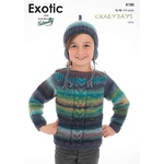 Pattern Sweater & Hat K750