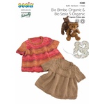 K350 Short Sleeve Little Dress in Bio Bimbo Organic Cotton 4 Ply