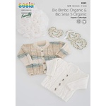  K351 Cardigan in Bio Bimbo Organic Cotton 4 Ply