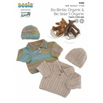 K352 Textured Sweater in Bio Bimbo Organic Cotton 4 Ply