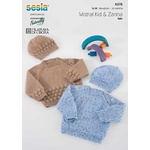 K375 Raglan Sweater & Hat K375 - 0-18 months Pattern in 4 Ply