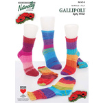 N1414  - Gallipoli Print Socks - 4 Ply Pattern