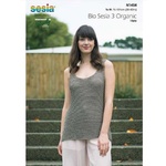 N1454 - Garter Stitch Top in Bio Sesia 3 10 Ply Pattern